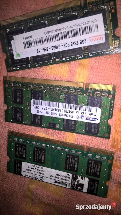 Pamięć KINGSTON HYNIX laptop DDR2 2GB Kraków