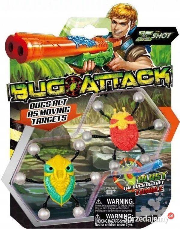 X SHOT BUG ATTACK BLISTER 2 PAJĄKI ATTAKKOSI Zamość sprzedam