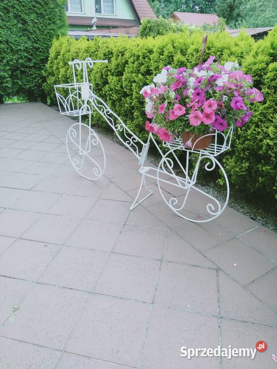 Rower kwietnik z dwoma koszami Belsoo ręcznie Gdańsk