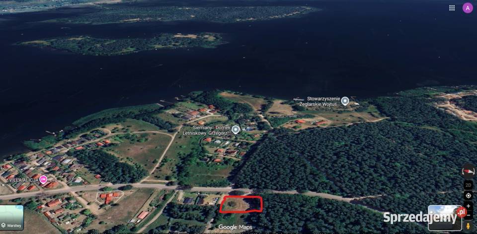 Piękna działka budowlana JEZIORAKIEM