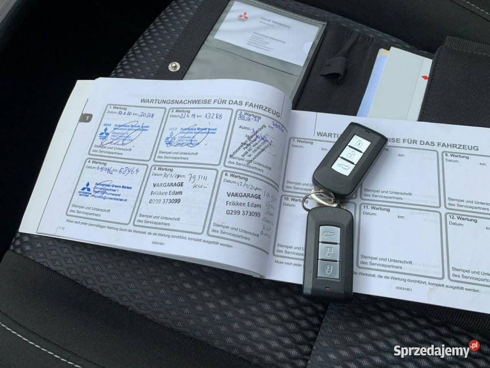 Mitsubishi Outlander 20i KeyLess Szyberdach czujnik martwego pola