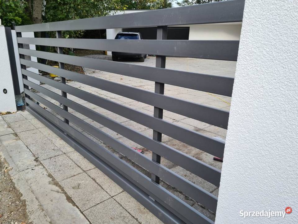 Brama przesuwna 400x150 MASTER 88 ogrodzenie wielkopolskie Ostrów Wielkopolski