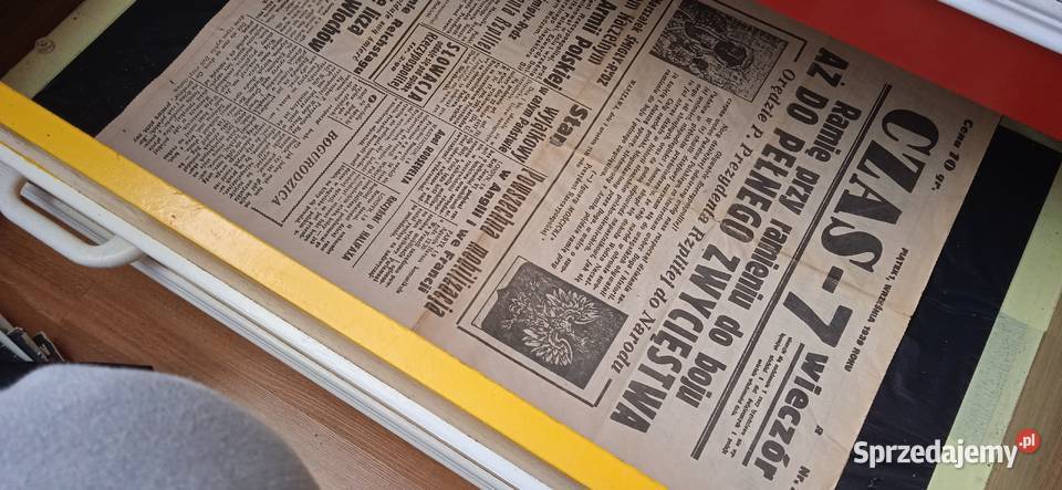 Gazeta Czas7 z 1 września 1939 Rajbrot