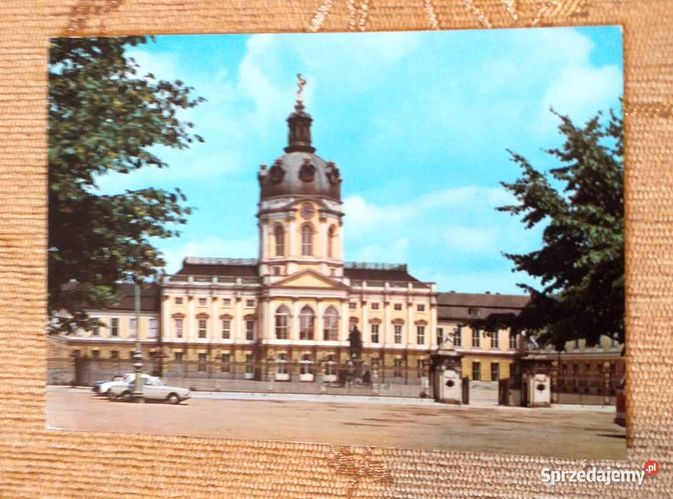 BERLIN WIDOK NA PAŁAC CHARLOTTENBURG Pocztówki i karty telefoniczne Piszczac