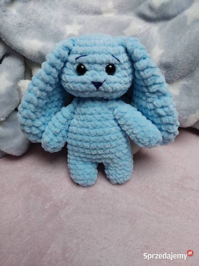 Króliczek wykonany na szydełku Bydgoszcz sprzedam