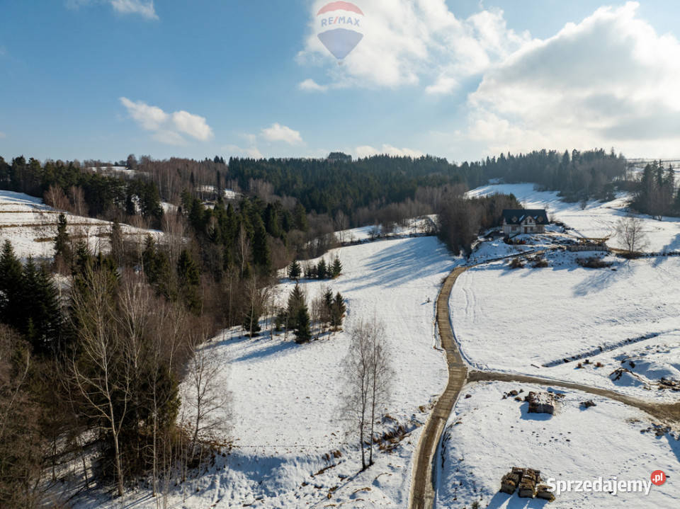 Działka z pozwoleniem na budowę Chabówka utwardzona małopolskie