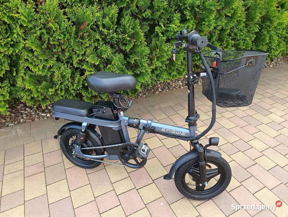 Rower elektryczny miejski składany 48V z manetką Sławsk