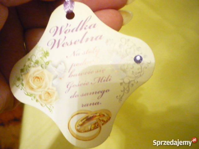 Weselne ozdoby w tonacji lawendabiel Skawina