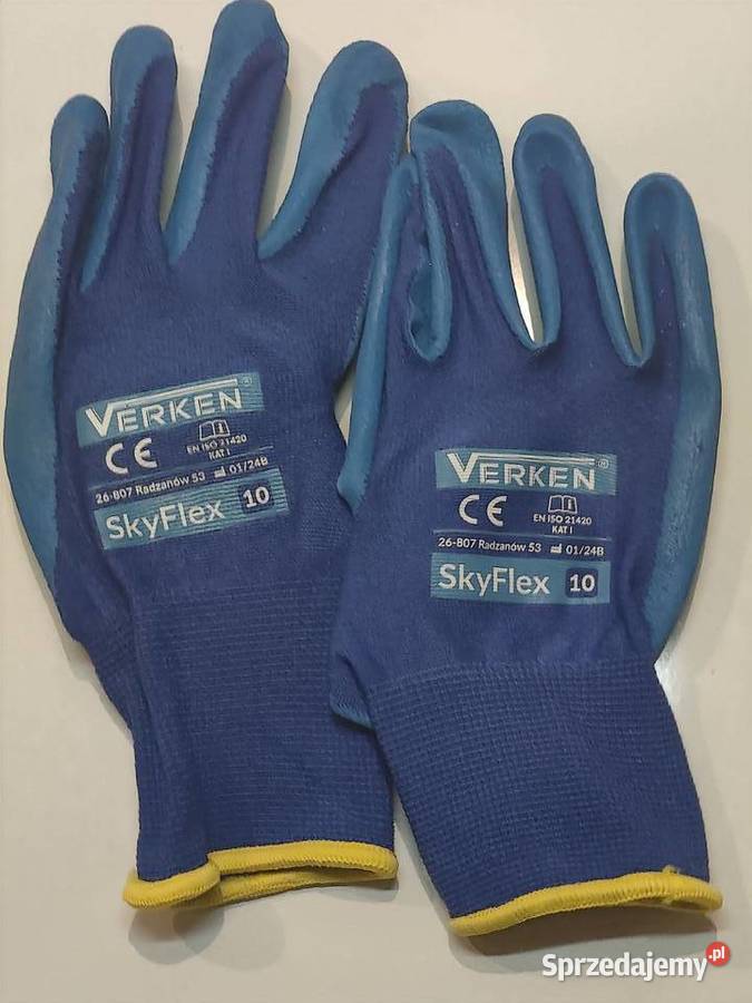 Rękawice robocze powlekane spienionym lateksem Radom sprzedam