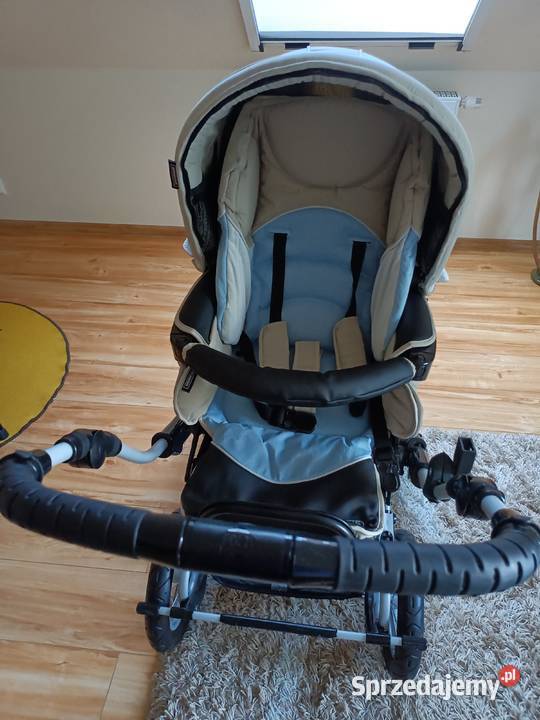 Wózek BEBECAR 3 w 1 gondola fotelik samoch