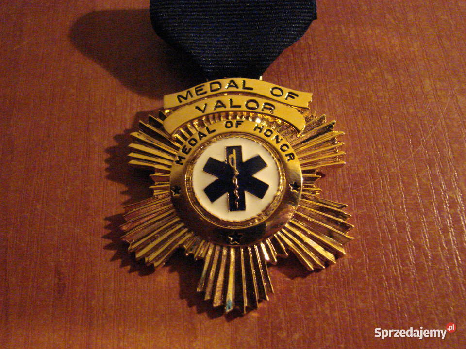 MEDAL OF VALOR odznaczenie USA Militaria pomorskie Pruszcz Gdański