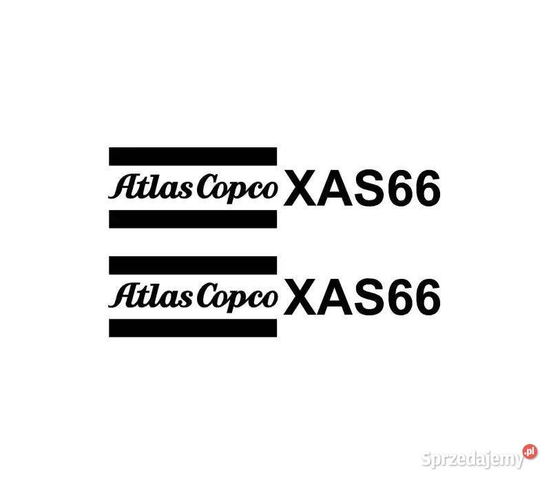 Naklejki naklejka oklejenie ATLAS COPCO XAS 66 Janików
