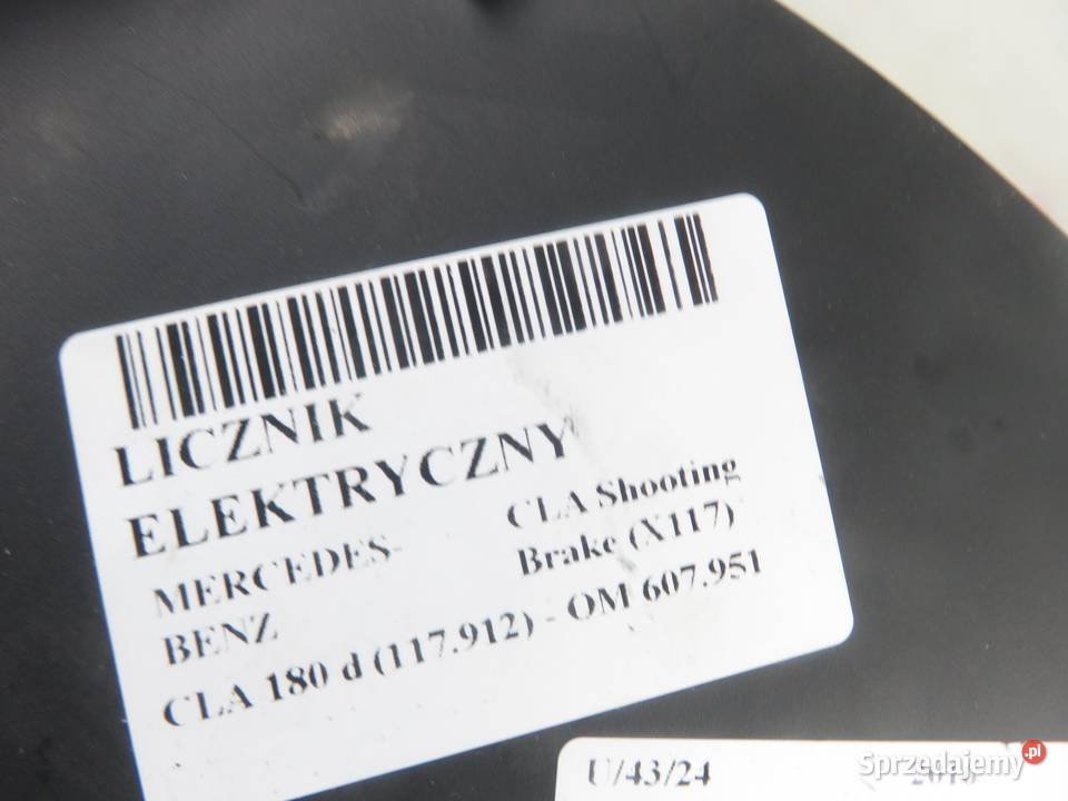 LICZNIK MERCEDES CLA X117 CLA 180 d 0263697149