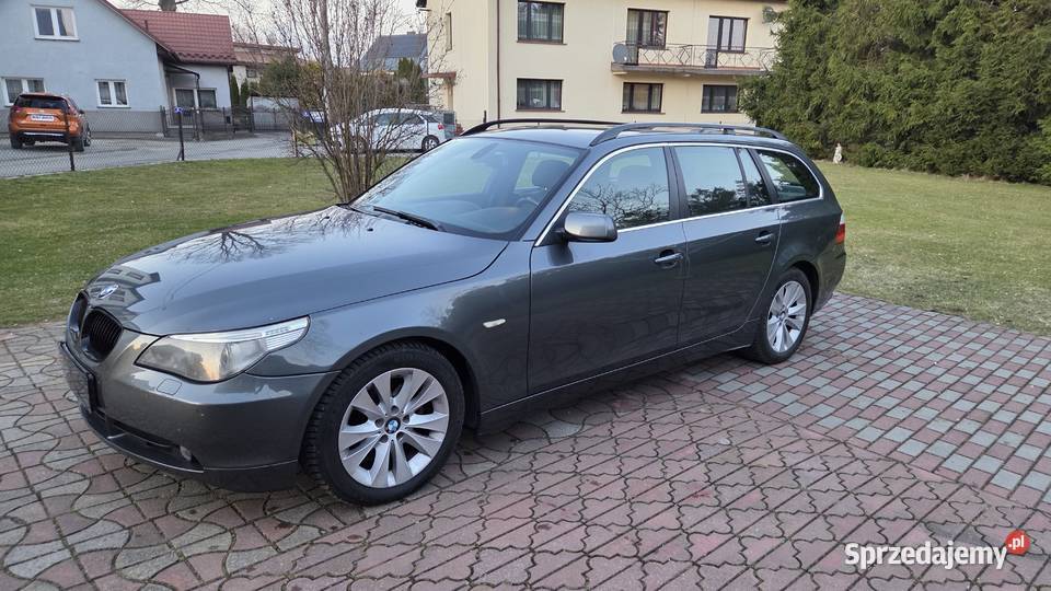 BMW E60 525D SUPER STAN FULL ORYGINALNY NISKI światła przeciwmgielne Gdów