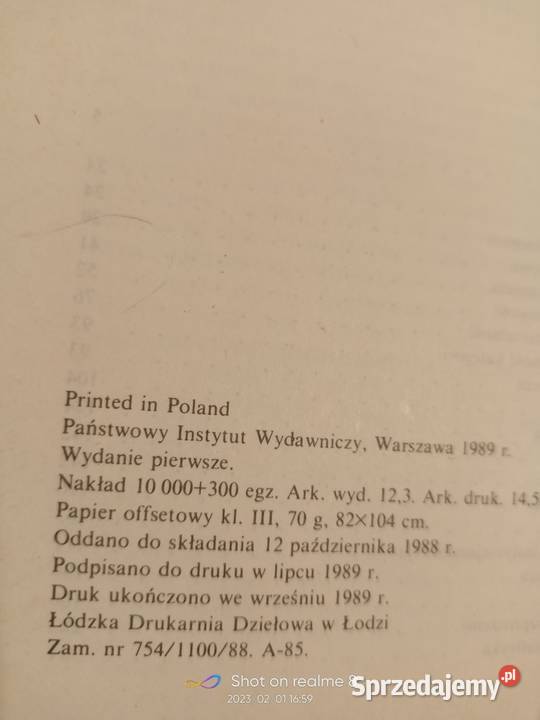 Granica historyczności Skargi książki pierwsze Warszawa