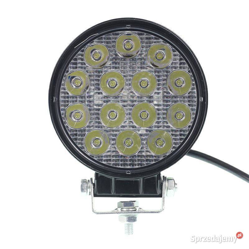 LAMPA ROBOCZA LEDOWA OKRĄGŁA 14 LED 1280V FI