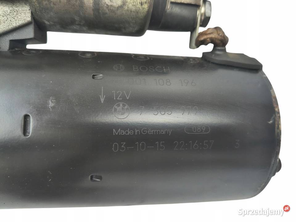 ROZRUSZNIK BMW E90 20I Bosch 0001108196 7505979 lubelskie Chełm