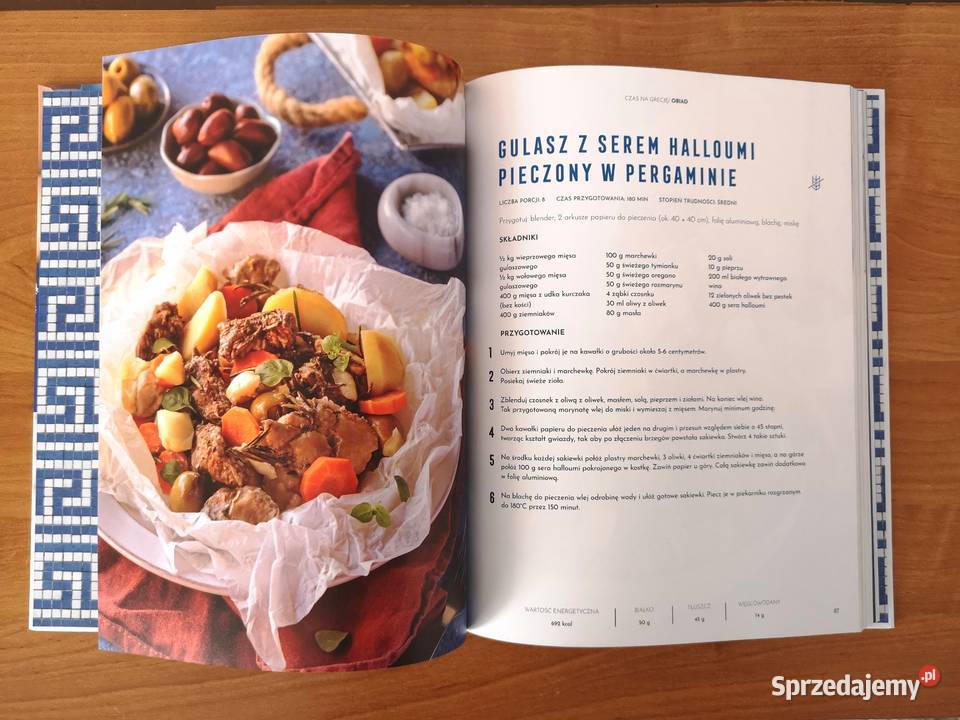 Książka ilustrowana z przepisami Czas na Grecję mazowieckie Otrębusy