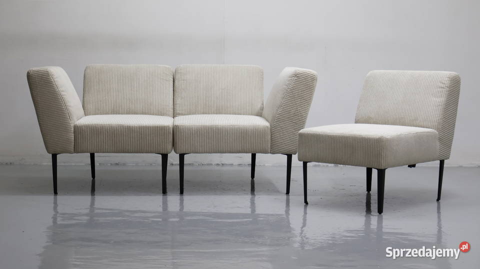 TBG Nowa sofa 3 osoboa 2 osobowa fotel sztruks Poznań