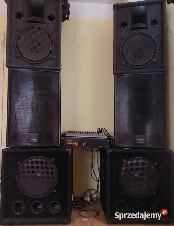 Nagłośnienie mikserym nagłośnienie Sprzęt estradowy, studyjny i DJ-ski mazowieckie Ciechanów