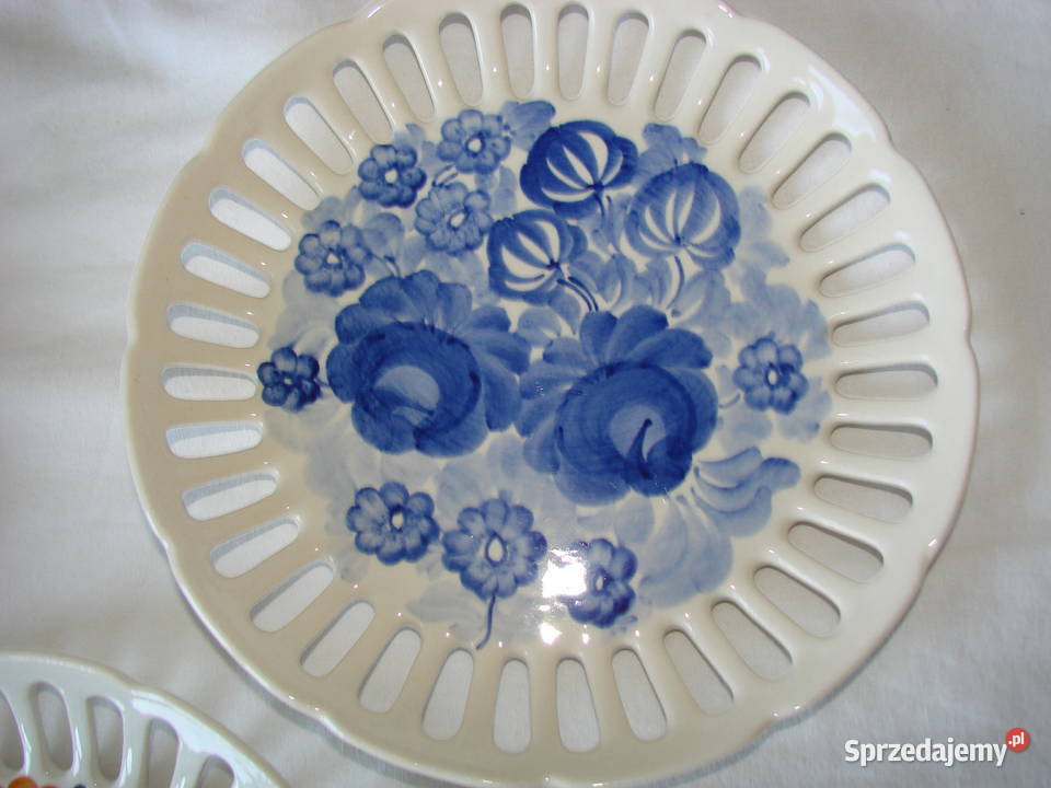 Koło fajansowy talerz PRL Pruszcz Gdański
