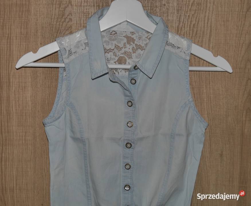 Candy Couture bluzeczka koronka wiązanie 140 146 dolnośląskie Wrocław