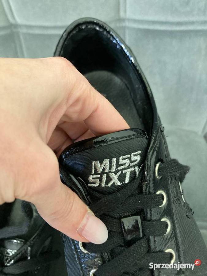 Miss Sixty czarne buty sportowe trampki Obuwie sportowe podkarpackie Nisko
