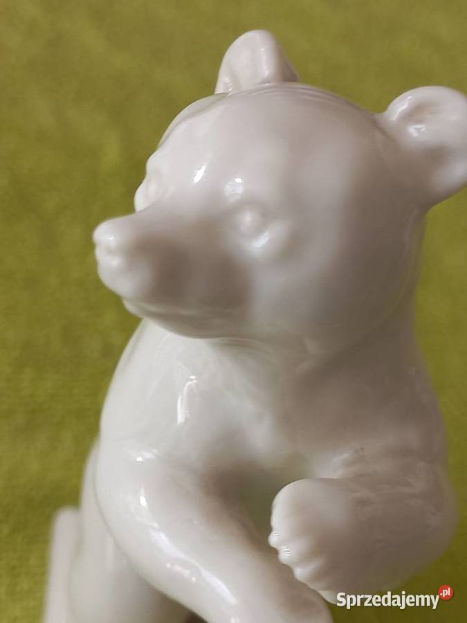 Figurka porcelanowa Niedźwiedź G Granget Toruń
