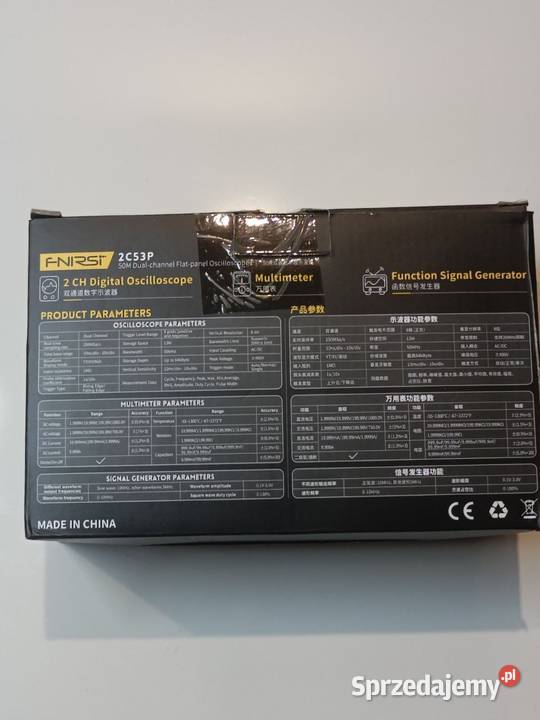 FNIRSI 2C53P to dwukanałowy oscyloskop cyfrowy Pozostałe Radom
