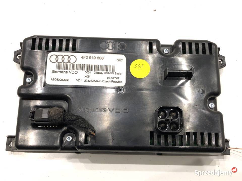 WYŚWIETLACZ AUDI A6 C6 4F0919603 0411 EKRAN
