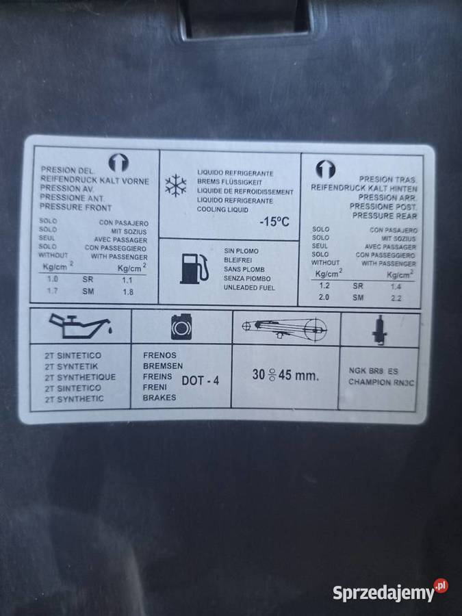 Derbi Senda siedzenie nieuszkodzony Pszczyna sprzedam