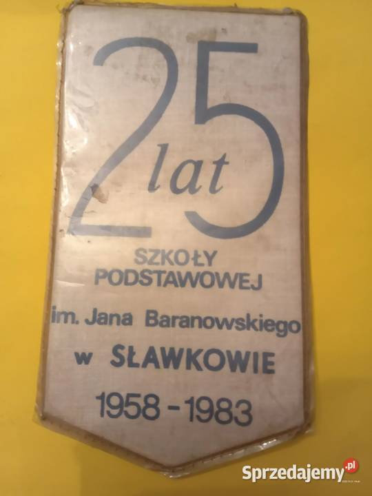 Sprzedam proporczyk ze Sławkowa Pozostałe