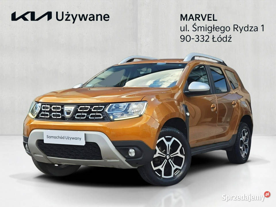Dacia Duster 16 Benzyna 115 kamery Salon Serwis pomarańczowy łódzkie Łódź