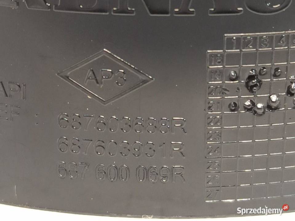 DACIA DUSTER II KRATKA NAWIEWU 687603688R