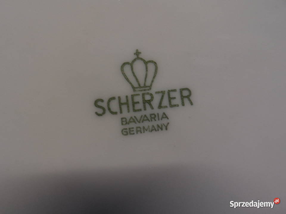 Porcelanowe talerze deserowe 6 SCHERZER BAVARIA wielkopolskie Raszków sprzedam