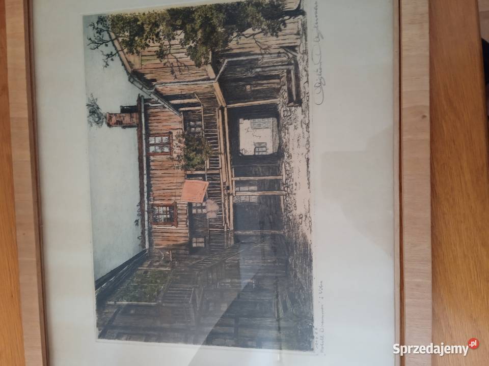 Stara akfaforta Żabno