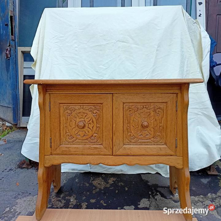 Szafka Stojąca Drewniana Stylowa Meble Drewniane Zabrze