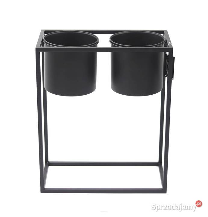 Kwietnik Metalowy Stojak z donicami 60x50 LOFT sprzedam