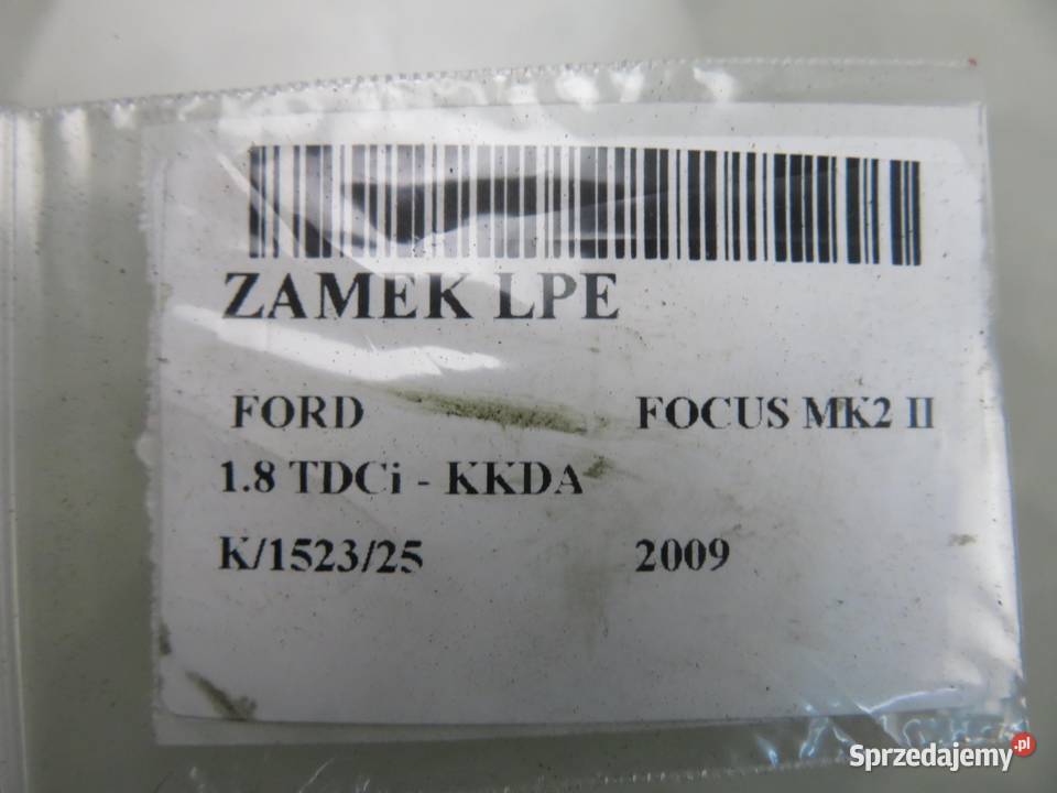 ZAMEK LEWY PRZEDNI FORD FOCUS MK2 II osobowe Zamki, wkładki i kluczyki sprzedam