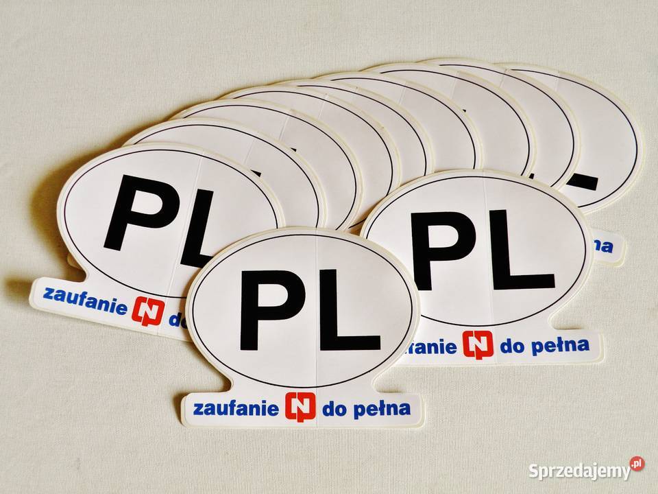Nalepka samochodowa CPN zewnętrzna z lat 90ch