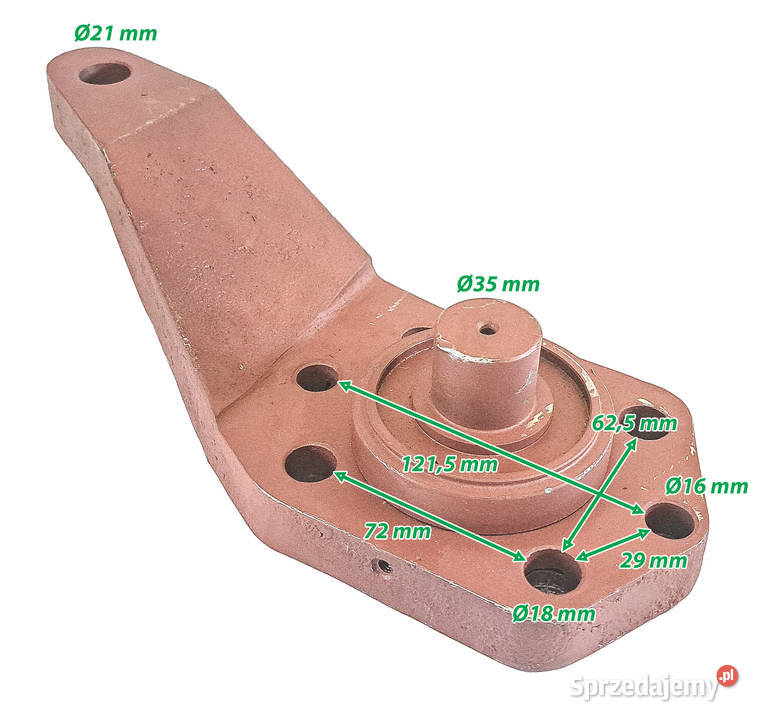 Dźwignia Zwrotnicy Dolna Prawa URSUS C385 Tyczyn