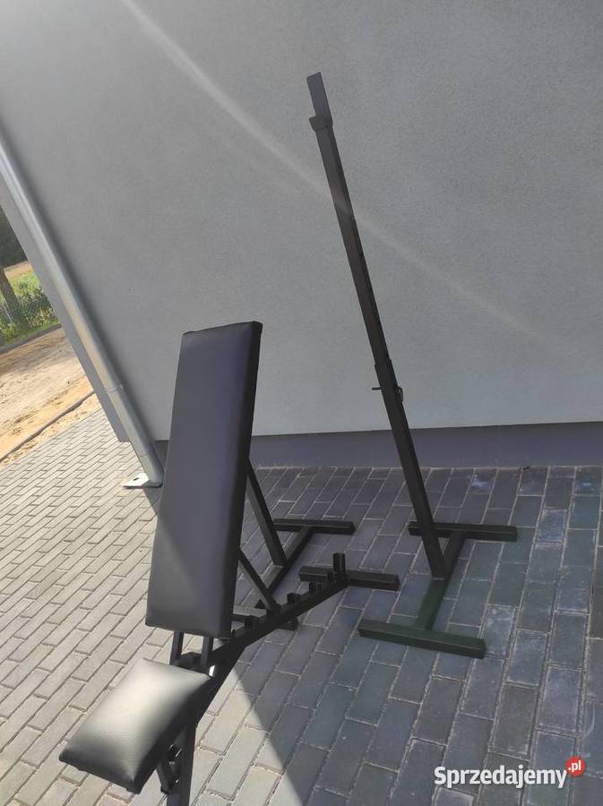 Ławka do ćwiczeń skos ujemy stojaki Nowe Morąg
