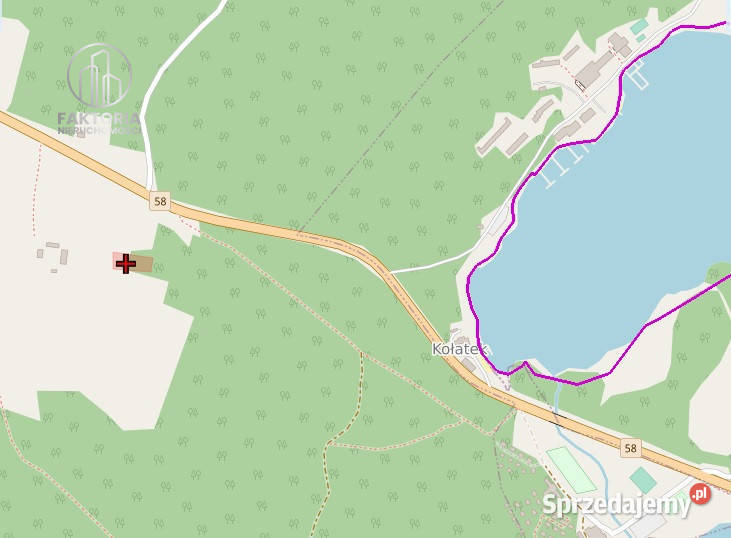 Działka 1518m2 Olsztynek asfalt Sprzedaż warmińsko-mazurskie sprzedam