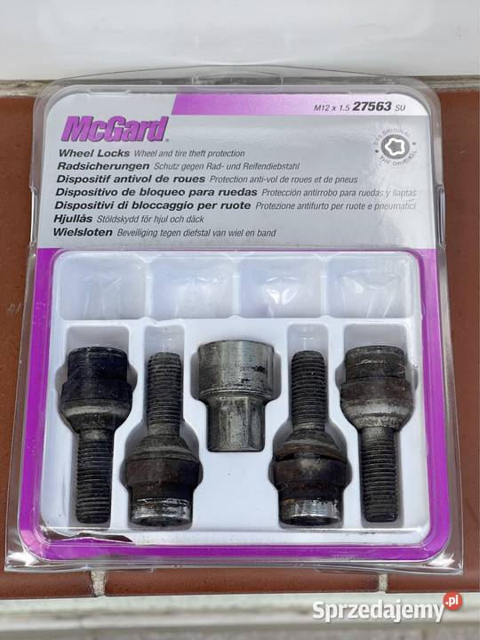 McGARD 27563 SU pływające śruby ZABEZPIECZAJĄCE Koła i felgi wielkopolskie