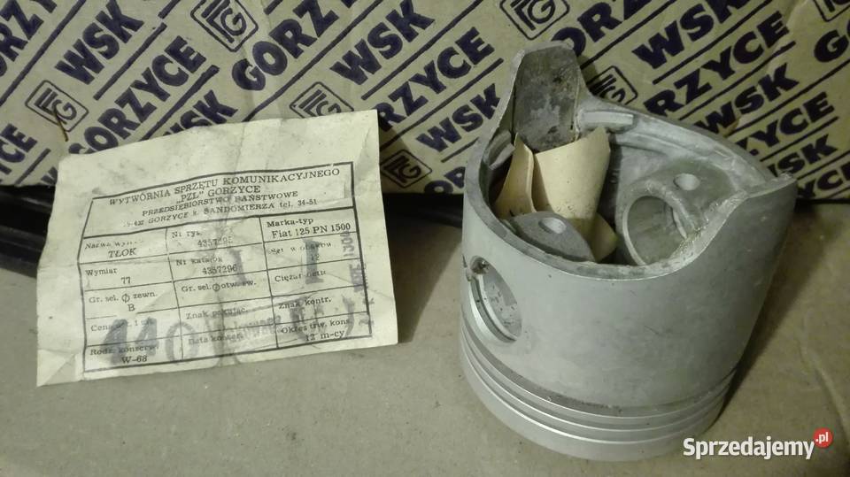 Polonez 1500 fiat tloki korbowodowe silnik mazowieckie Suskowola