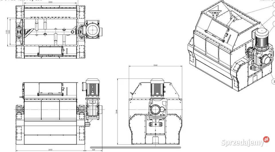 Mieszadło mieszalnik VanAarsen 4000L Poznań