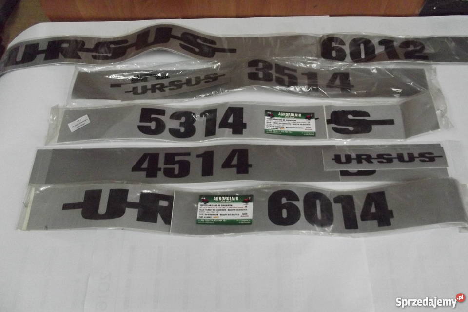 Naklejki emblematy maski URSUS 3514451460126014 Części zamienne