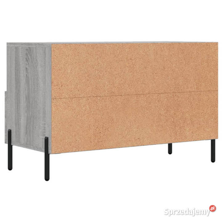 Szafka pod telewizor szary dąb sonoma 80x36x50