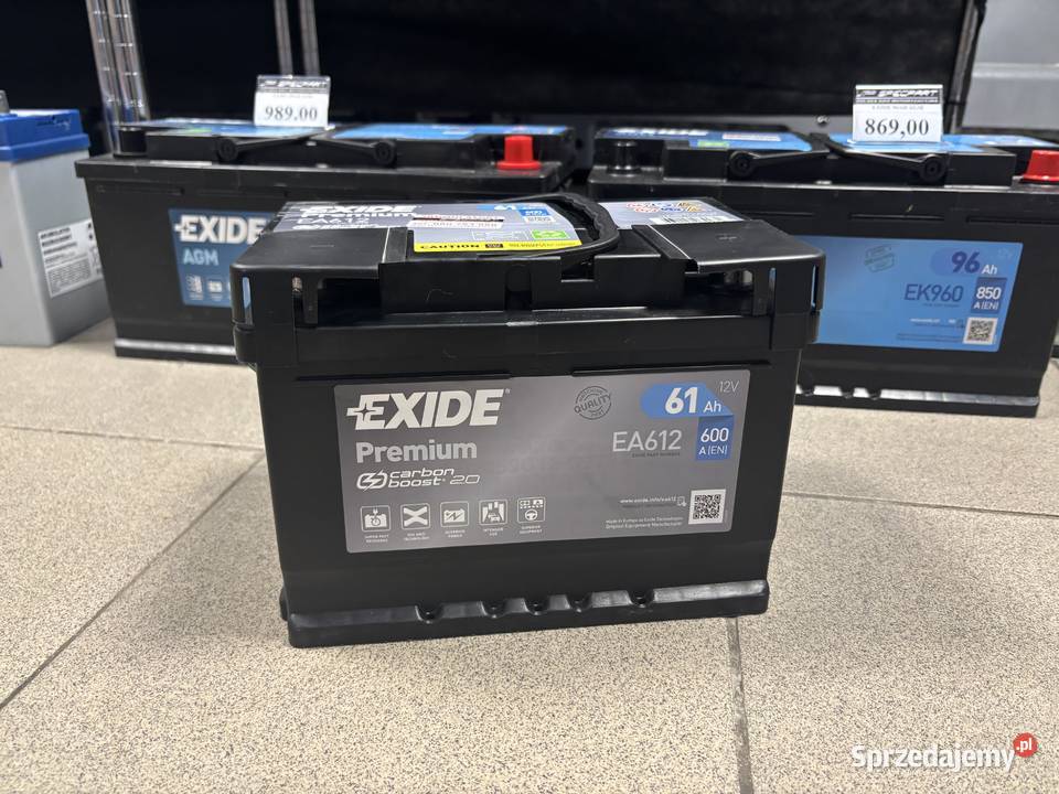 Akumulator 61h 600a Exide Premium osobowe