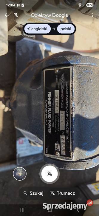 Agregat powierzchnia hydrauliczny globe opolskie Namysłów